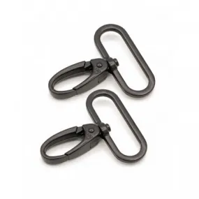 1-1/2" Swivel Hook Black