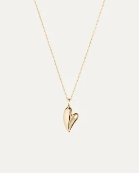 14K Gold Heart Pendant