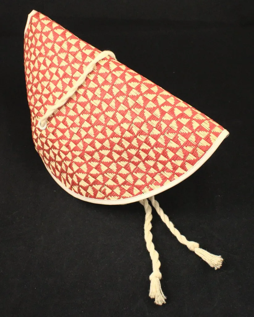 1950s Travel Straw Hat