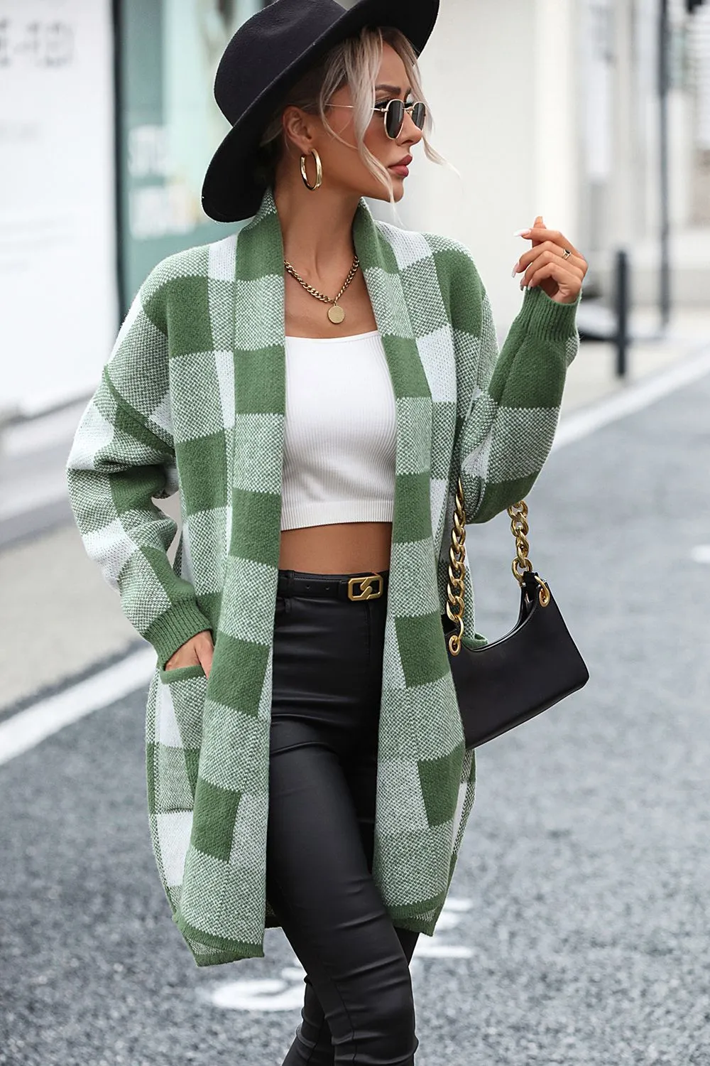 5 Luxury Classic Checker Cardigan