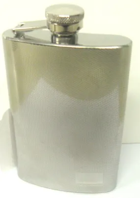 ALDA Passage2 Stainless Steel Check Pattern 8oz Flask 2300J4-8