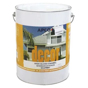 Apco Decor Gloss Enamel White 10L