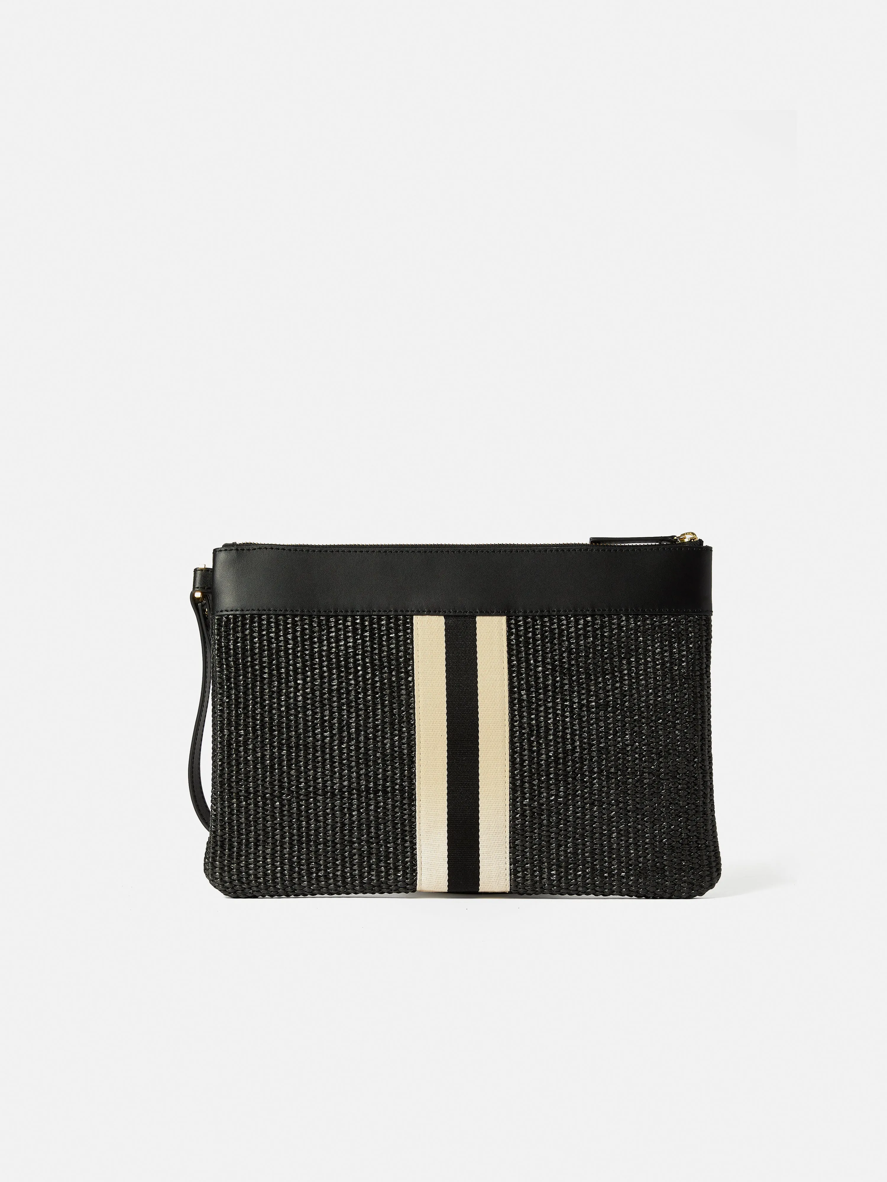 Athena Woven Pouch | Black