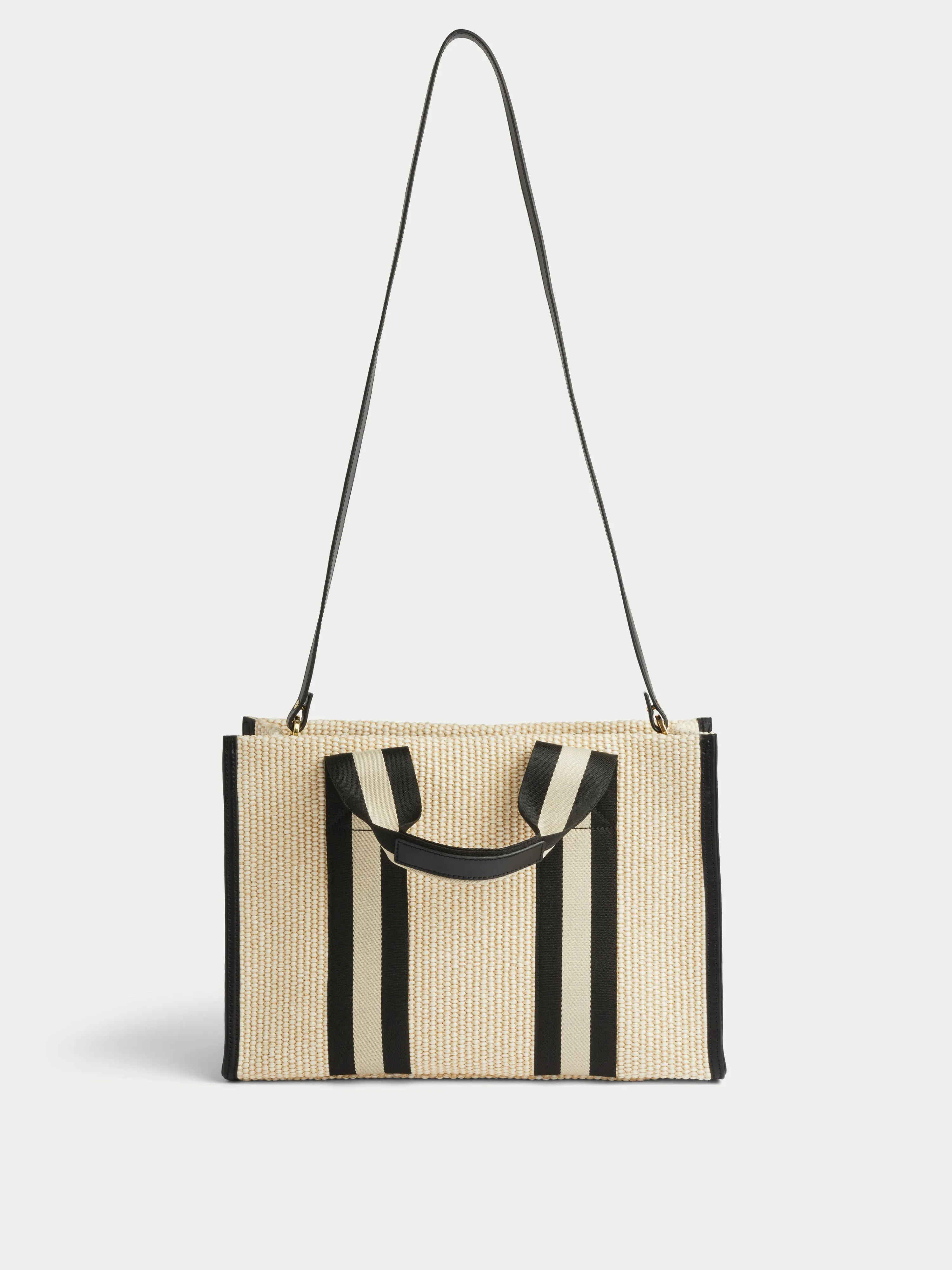 Athena Woven Tote | Cream