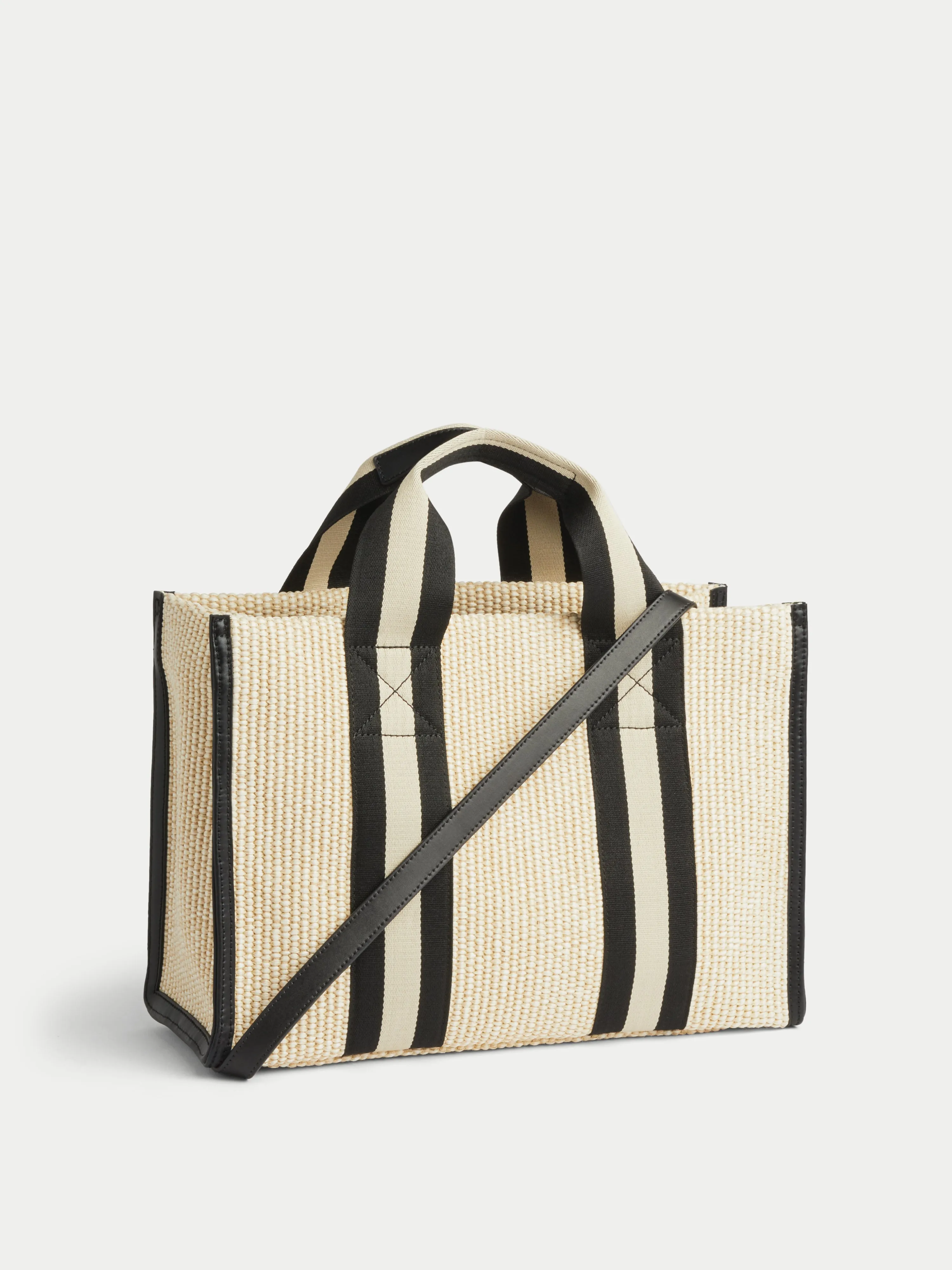 Athena Woven Tote | Cream