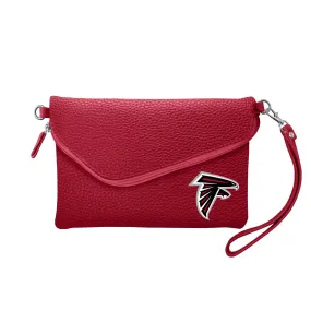 Atlanta Falcons Fold Over Crossbody Pebble