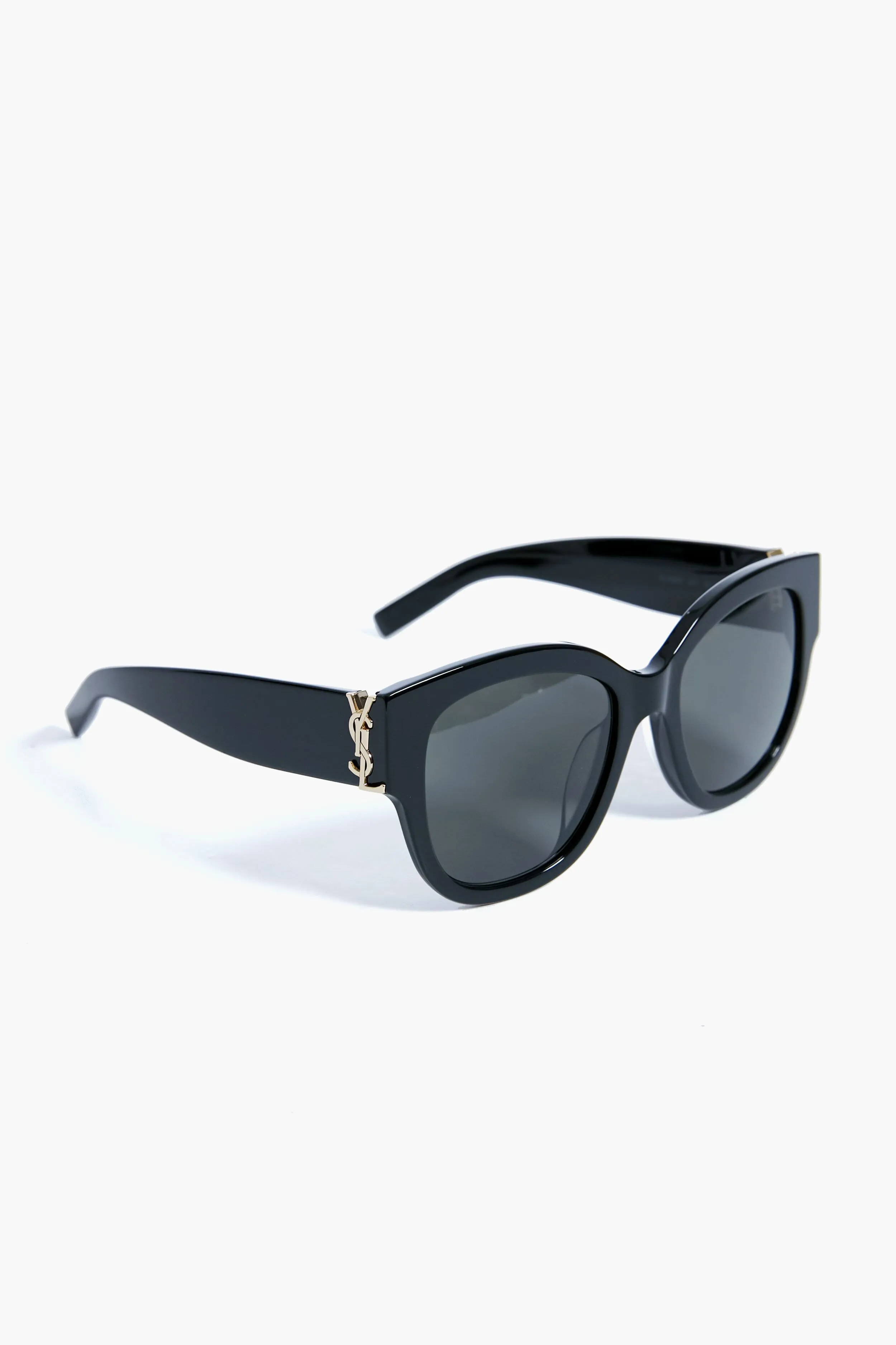 Black and Gold Square Sunglasses