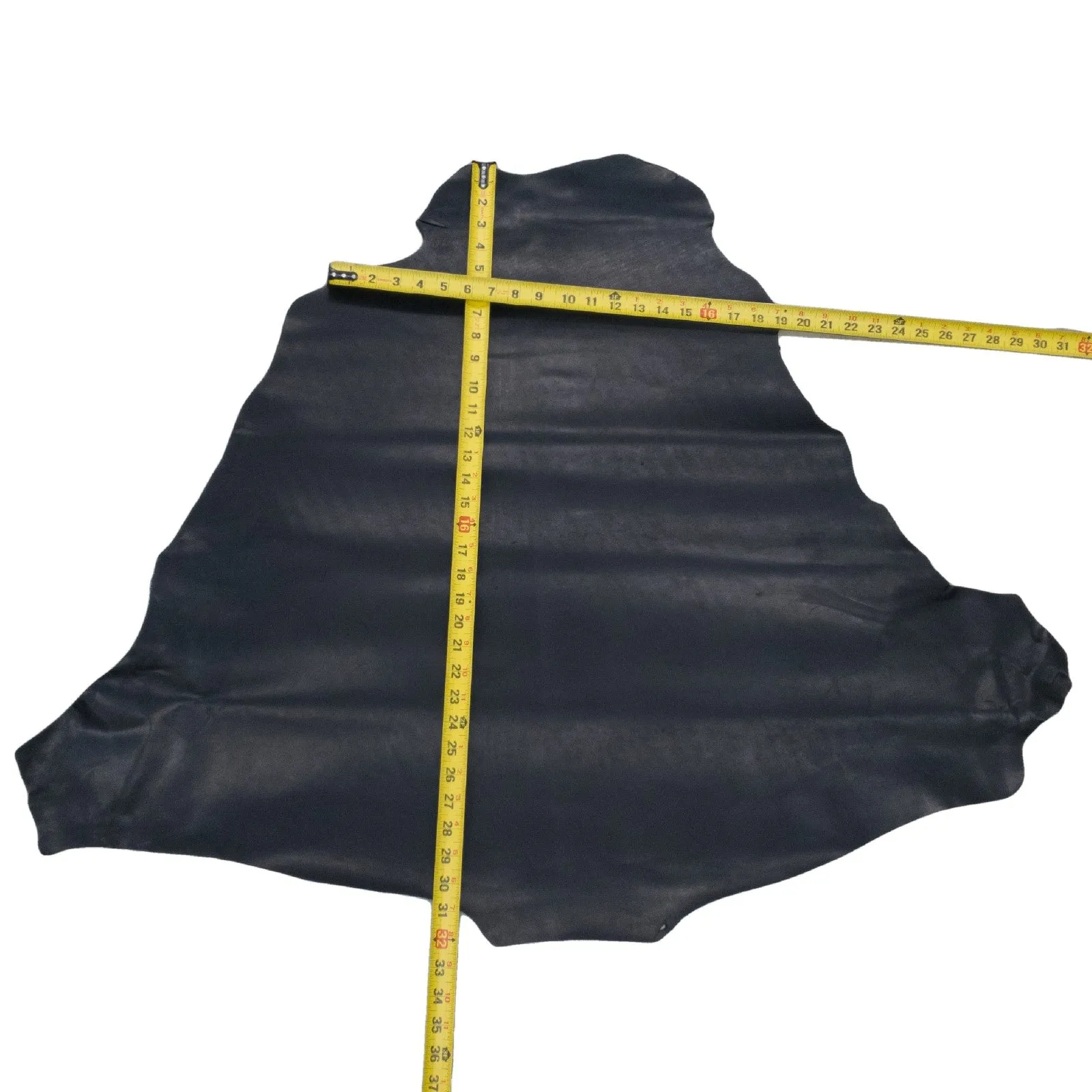 Black Dyed Veg Tan, 4 - 7 Sq Ft, 2-3 oz Kangaroo Hides