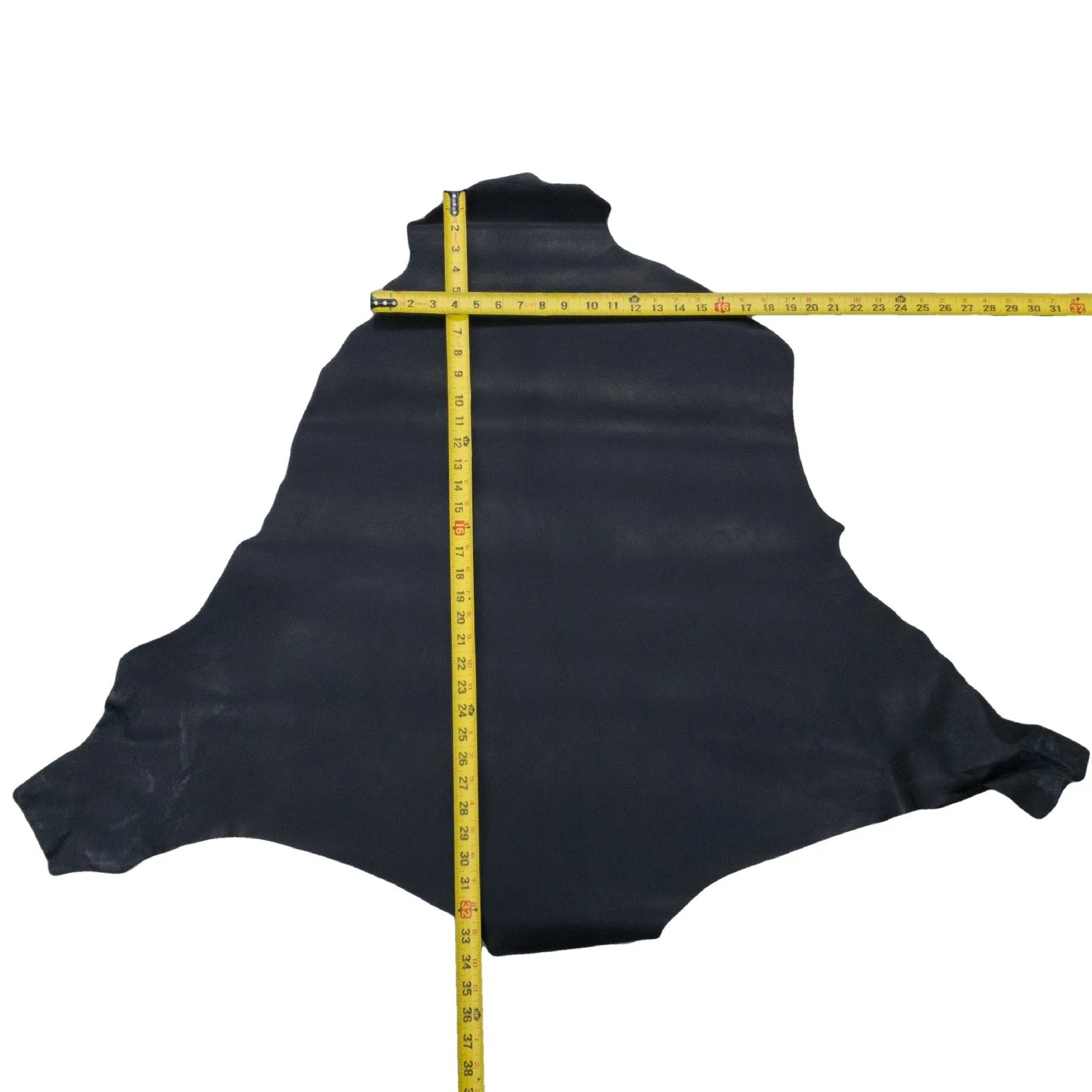 Black Dyed Veg Tan, 4 - 7 Sq Ft, 2-3 oz Kangaroo Hides