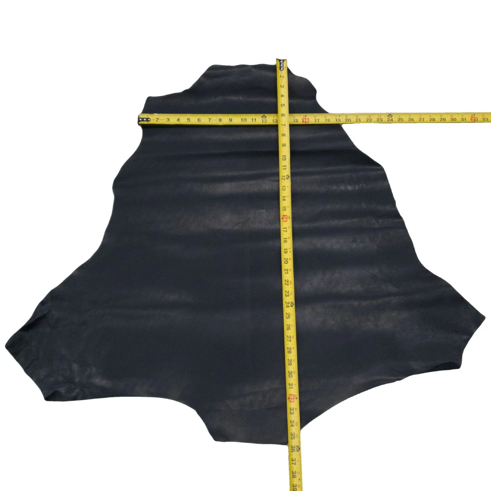 Black Dyed Veg Tan, 4 - 7 Sq Ft, 2-3 oz Kangaroo Hides