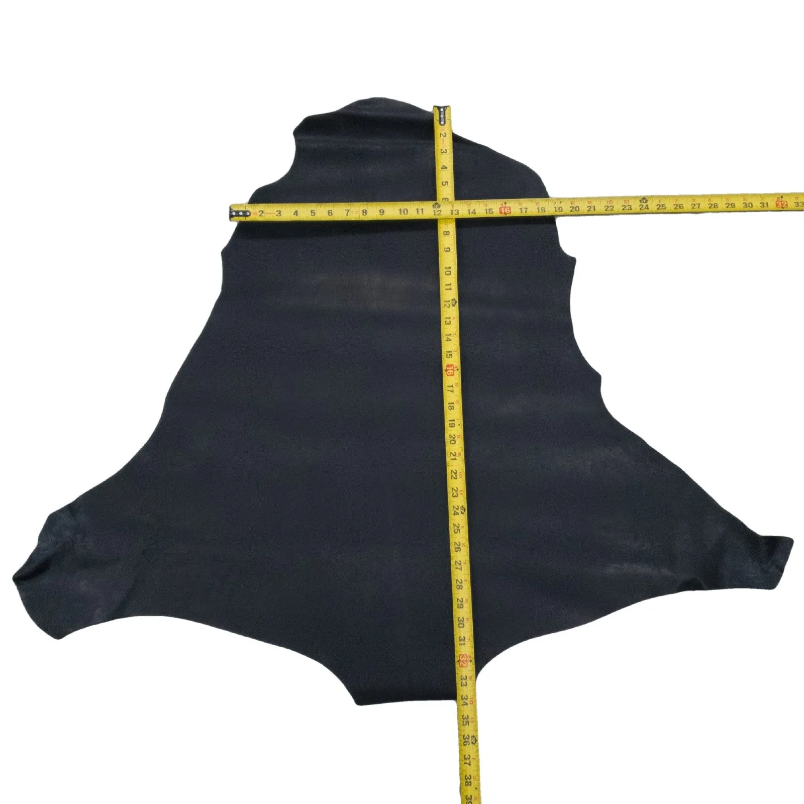 Black Dyed Veg Tan, 4 - 7 Sq Ft, 2-3 oz Kangaroo Hides