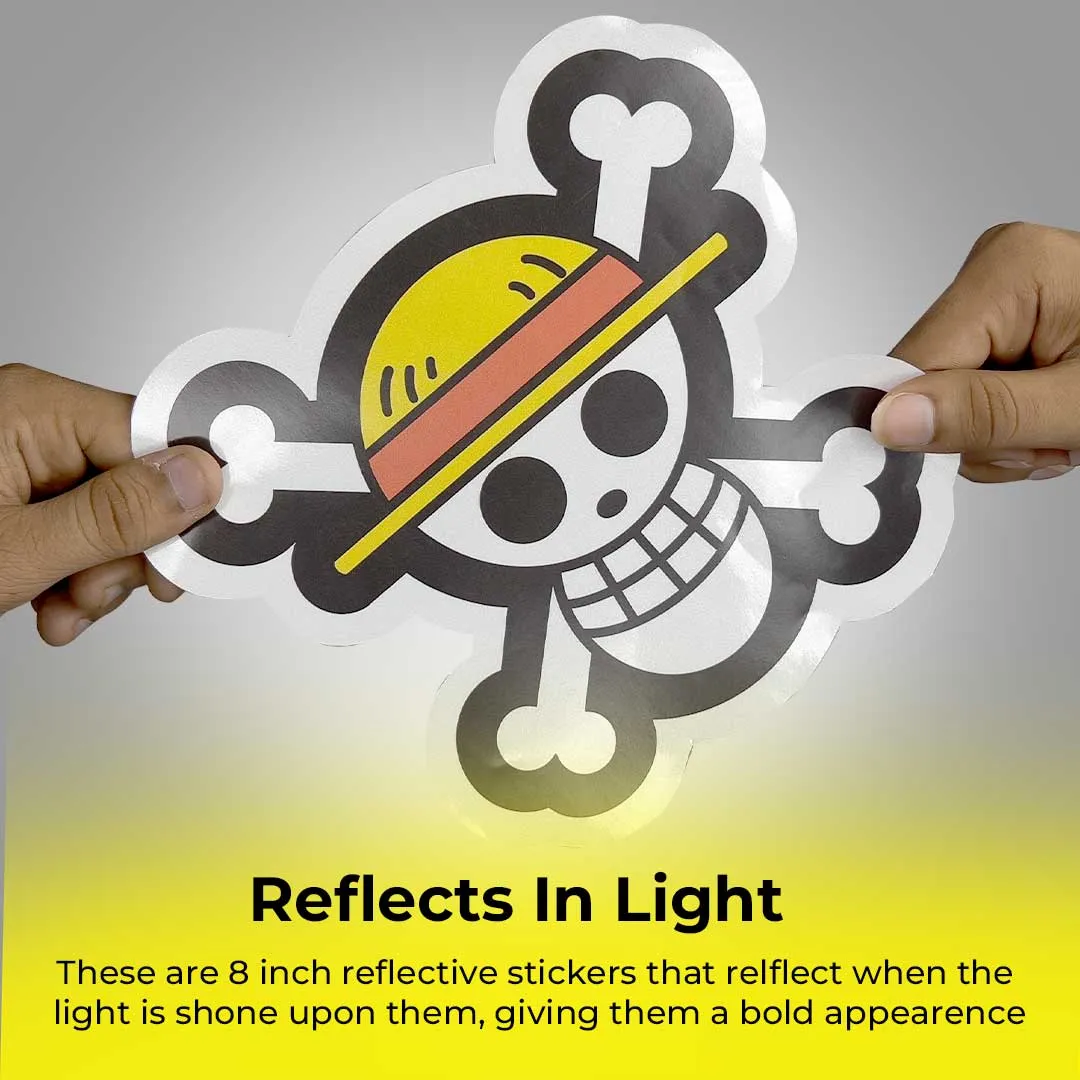 Blow horn Reflective Sticker