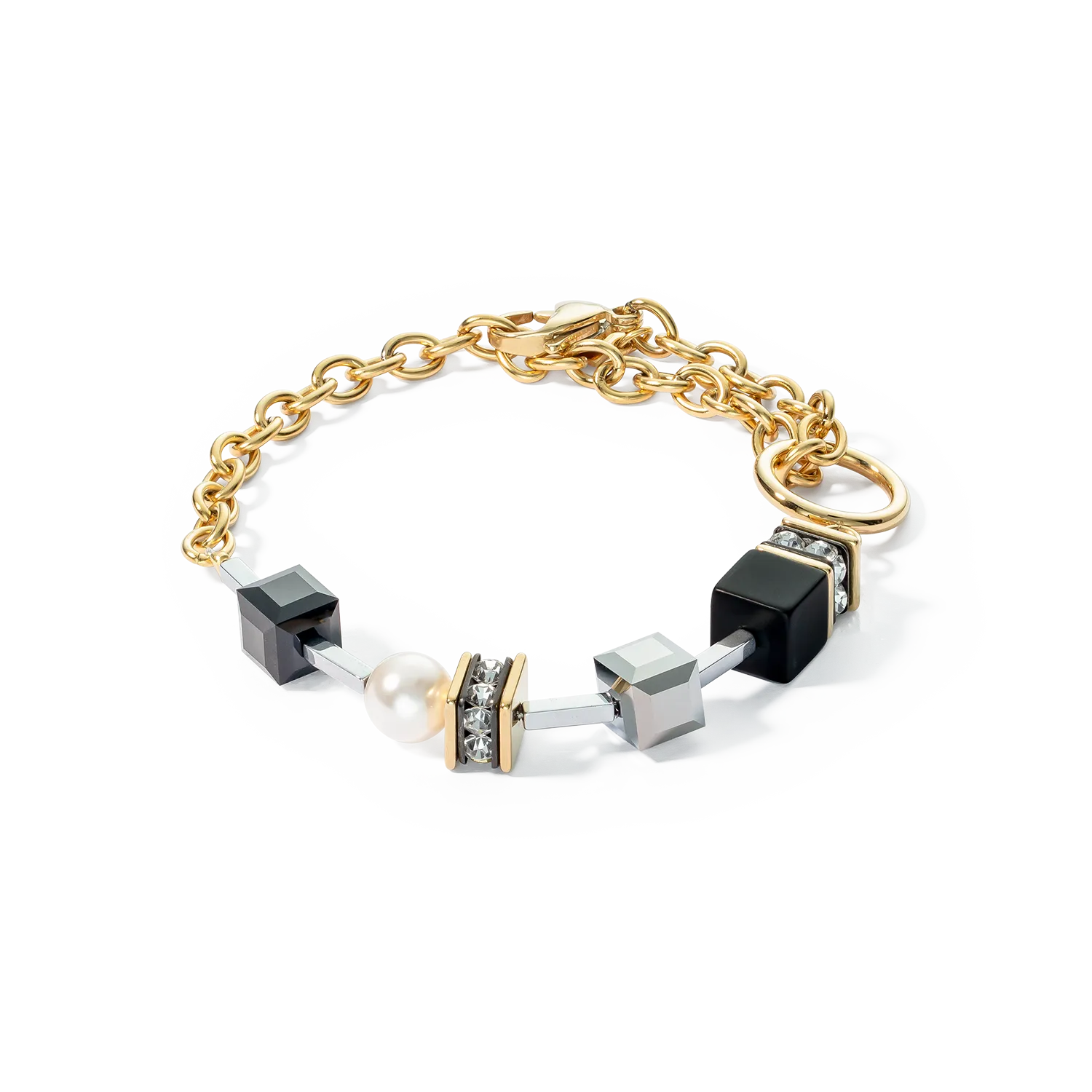 Bracelet Mysterious Mix gold-black