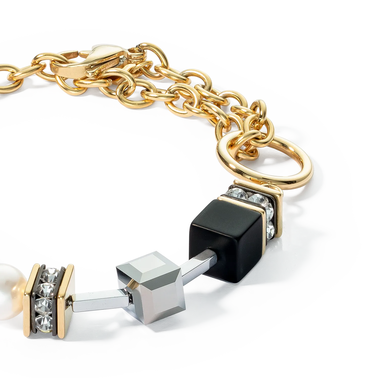 Bracelet Mysterious Mix gold-black