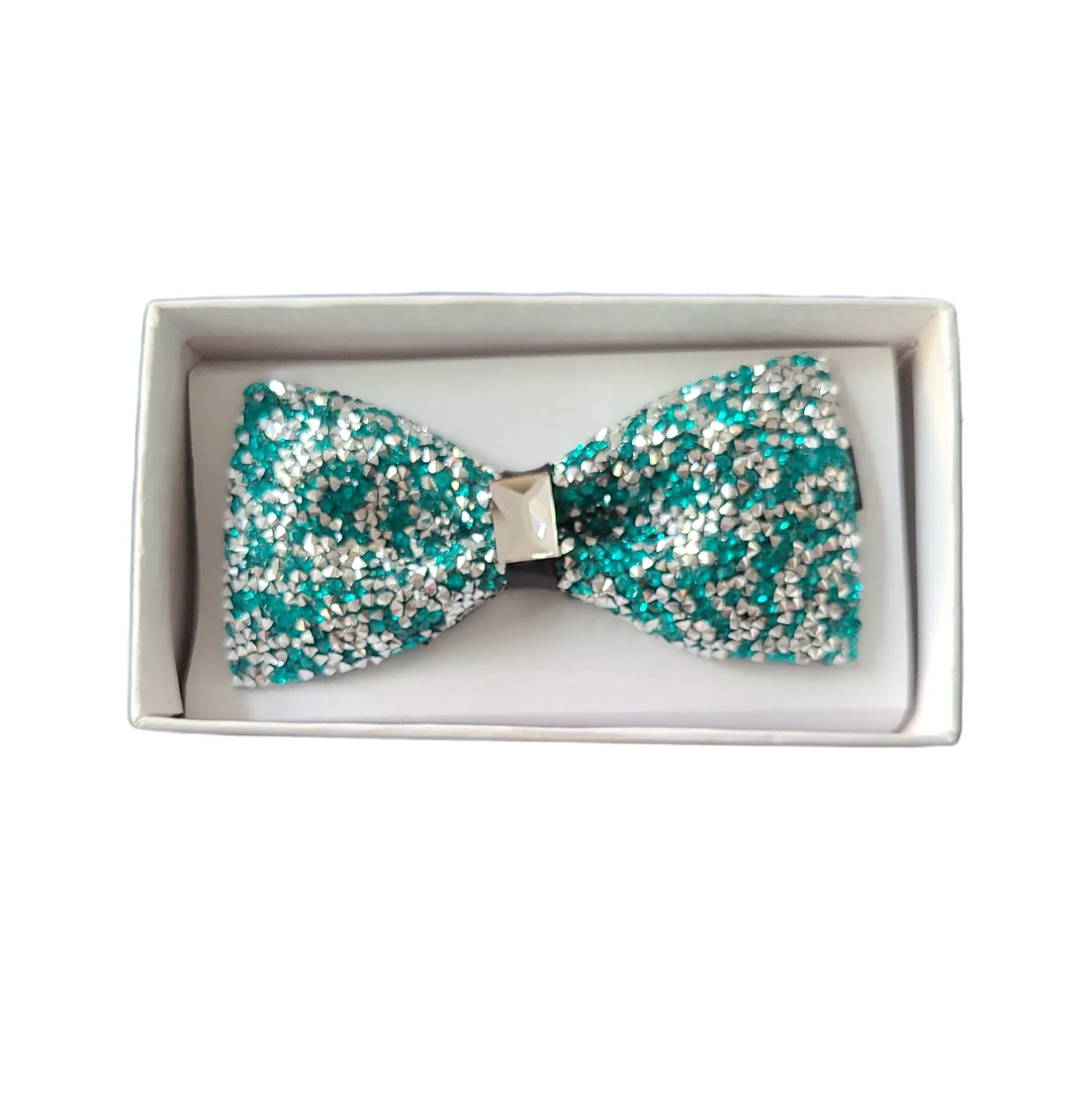 Brand Q Glitter studs Bow tie