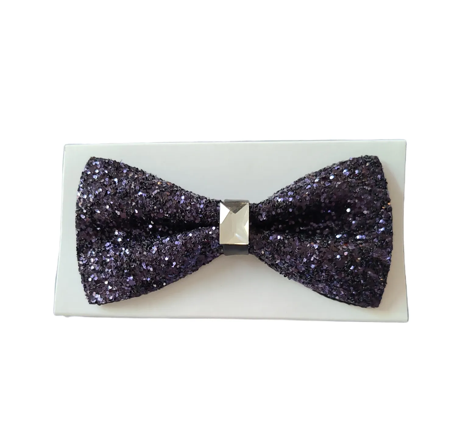 Brand Q Glitter studs Bow tie