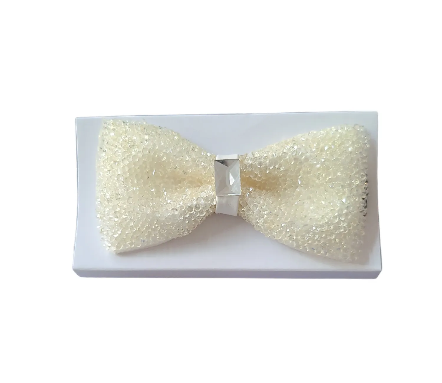 Brand Q Glitter studs Bow tie