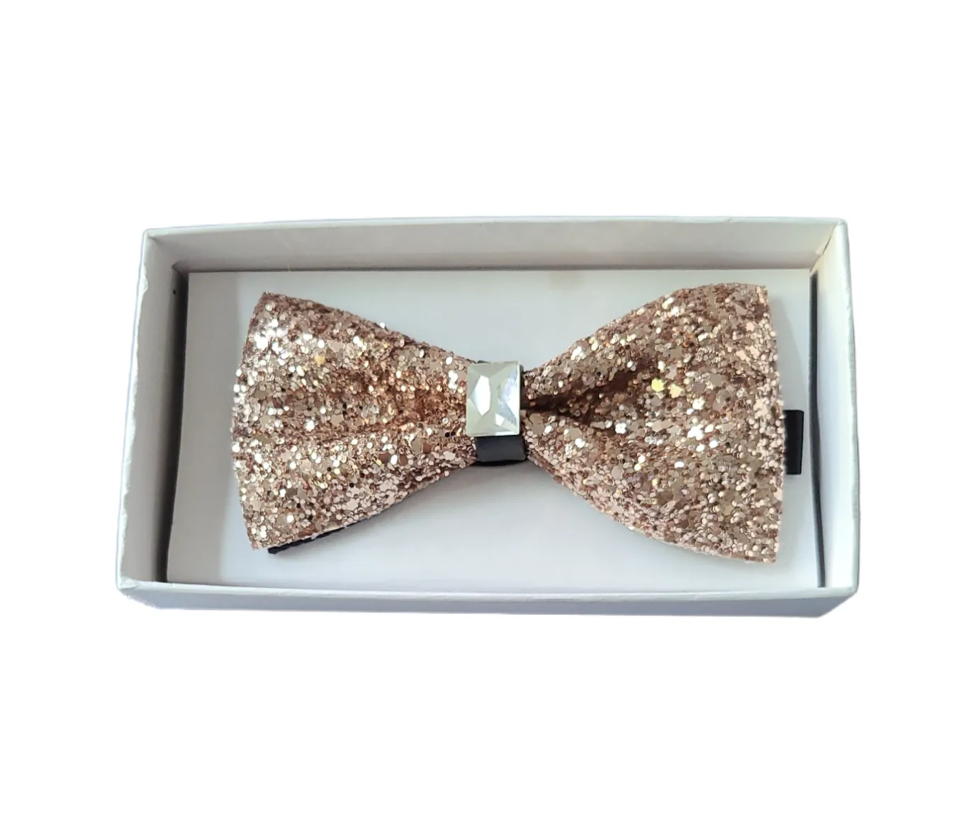 Brand Q Glitter studs Bow tie