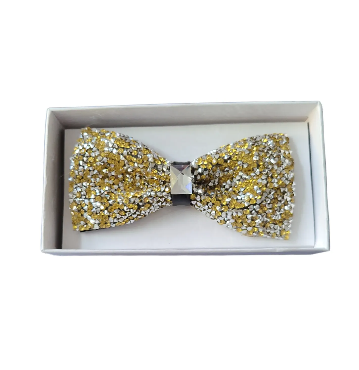 Brand Q Glitter studs Bow tie