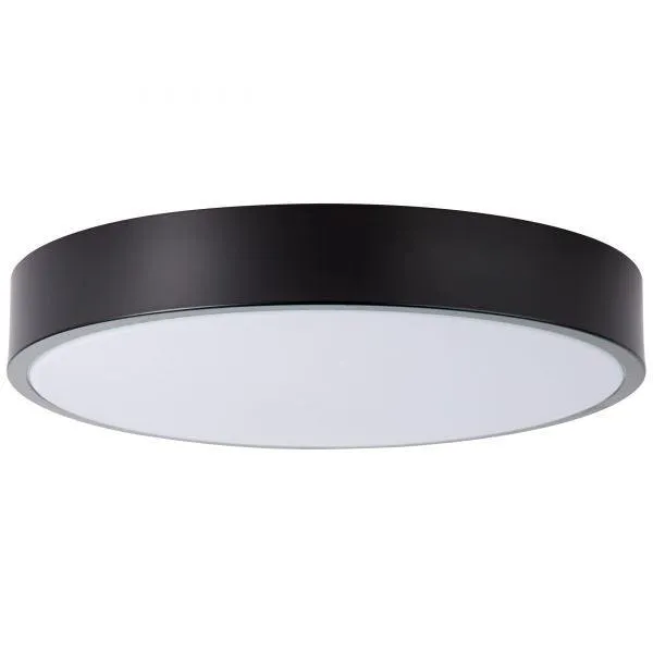 Brilliant 1 Light 12W Slimline LED Ceiling Light - White & Black | G97013/06