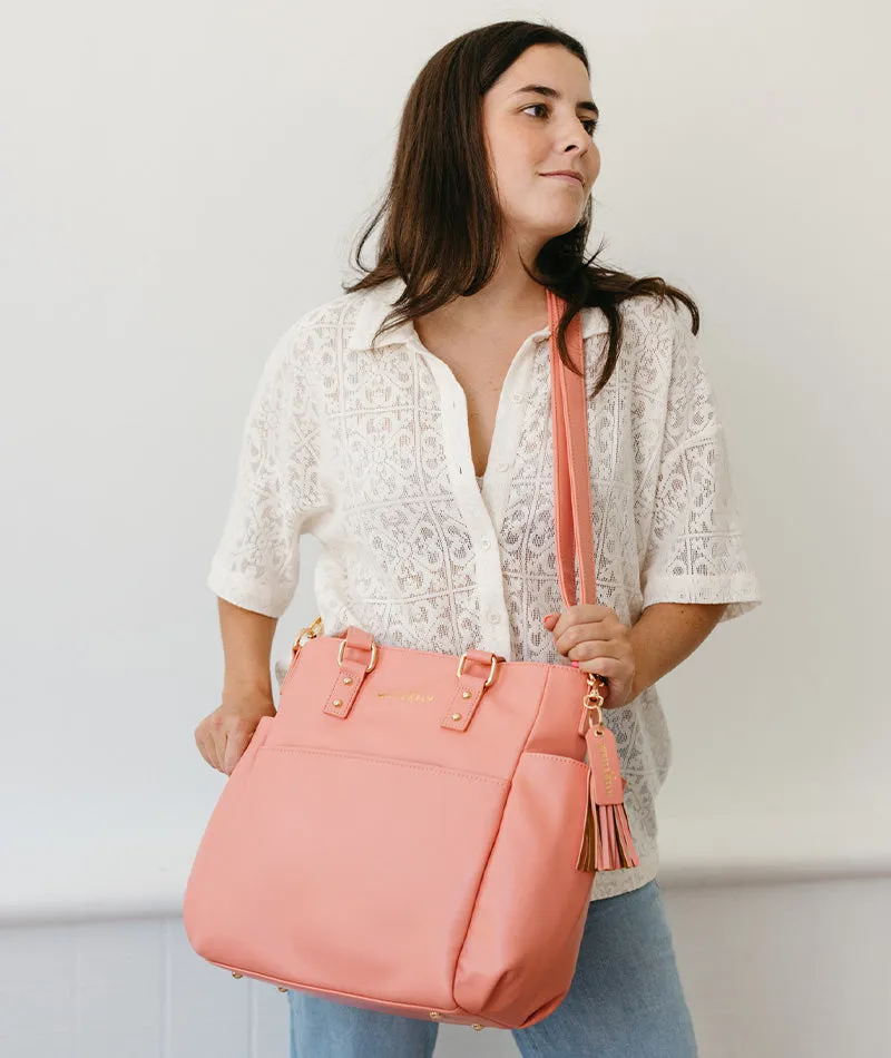 Carina Tote Bag - Coral