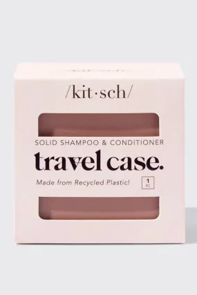 Carter Bottle-Free Solid Shampoo and Conditioner Bar Travel Case