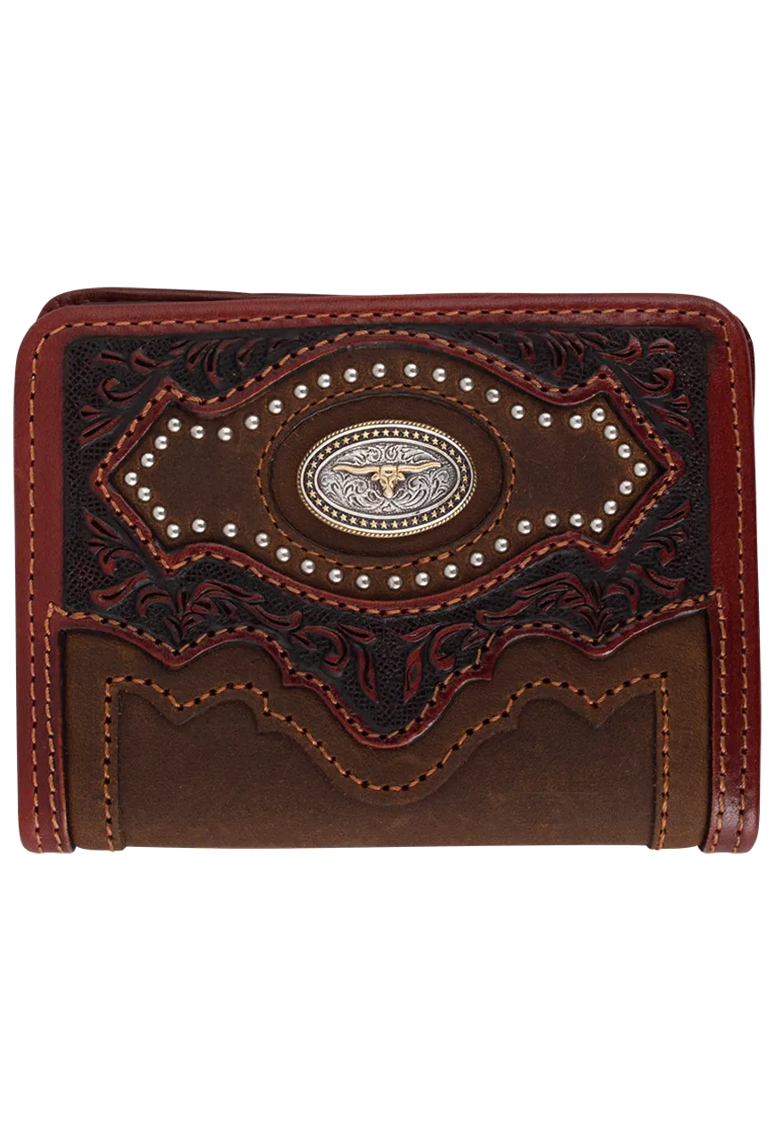 Cattle Driven Bifold Wallet - Aged Bark