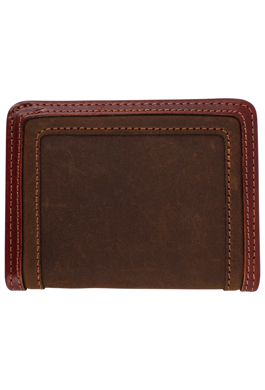 Cattle Driven Bifold Wallet - Aged Bark