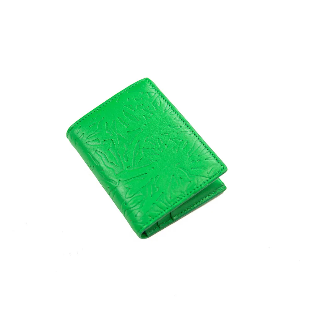 Premium Embossed Forest Bifold Wallet in Elegant Green - CDG Brand