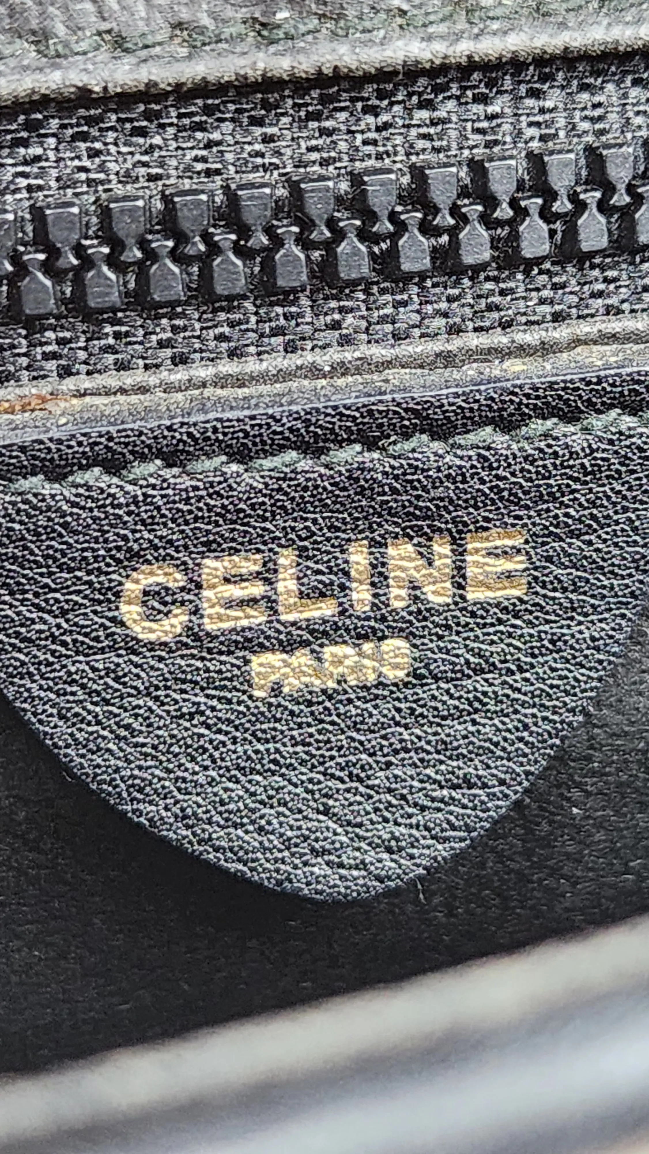 Celine Black Leather Crossbody - 0476