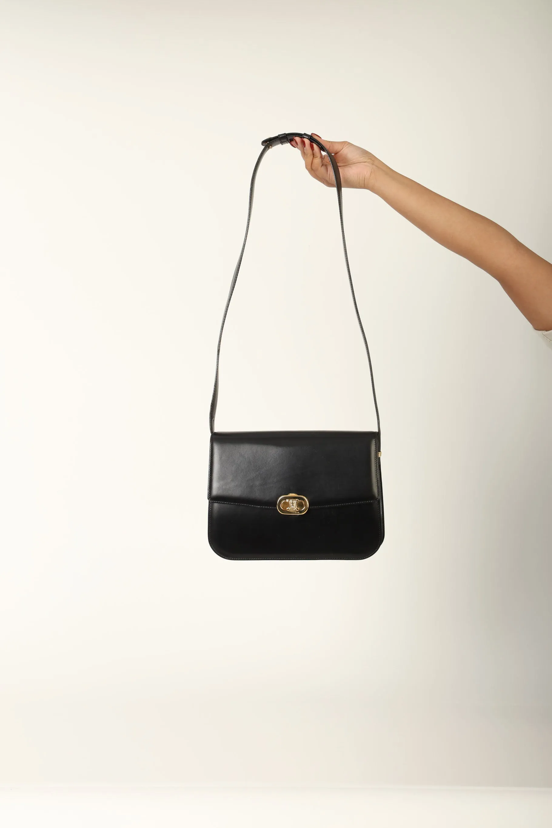 Celine Boxcalf Shoulder Bag