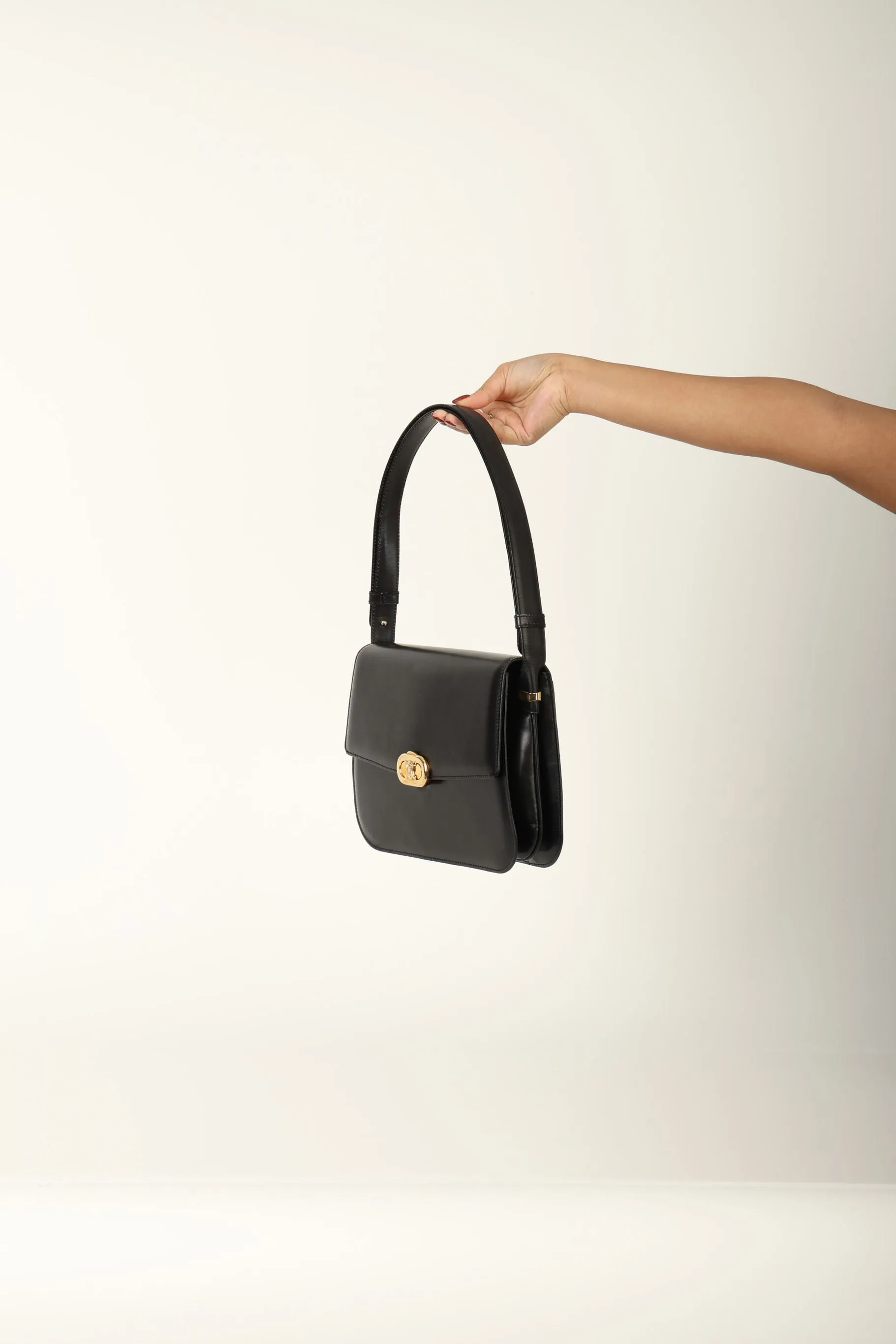 Celine Boxcalf Shoulder Bag