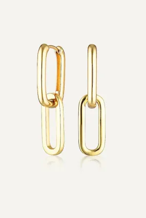 Celine Earrings Grande Gold