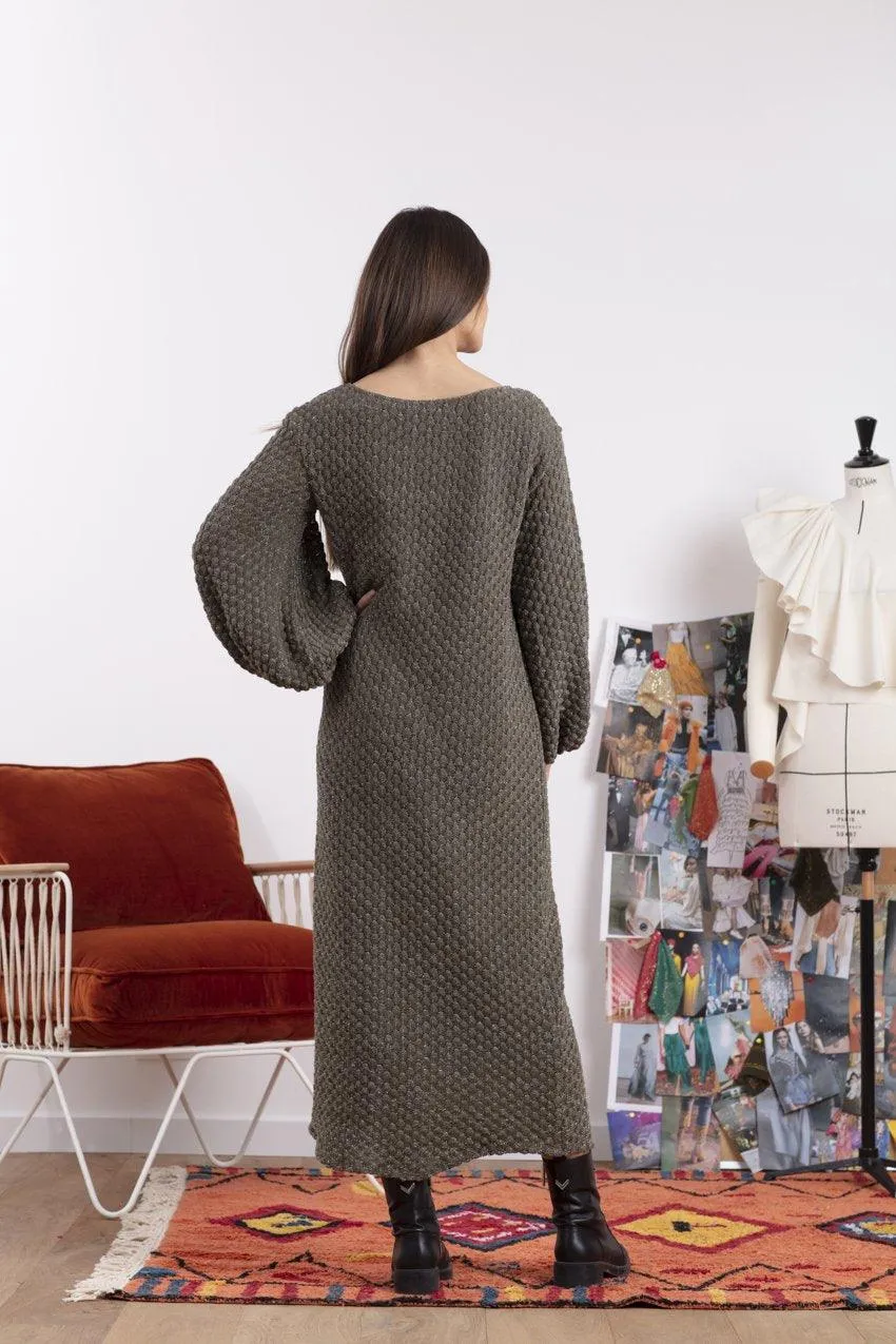 Celine knit Dress in Khaki