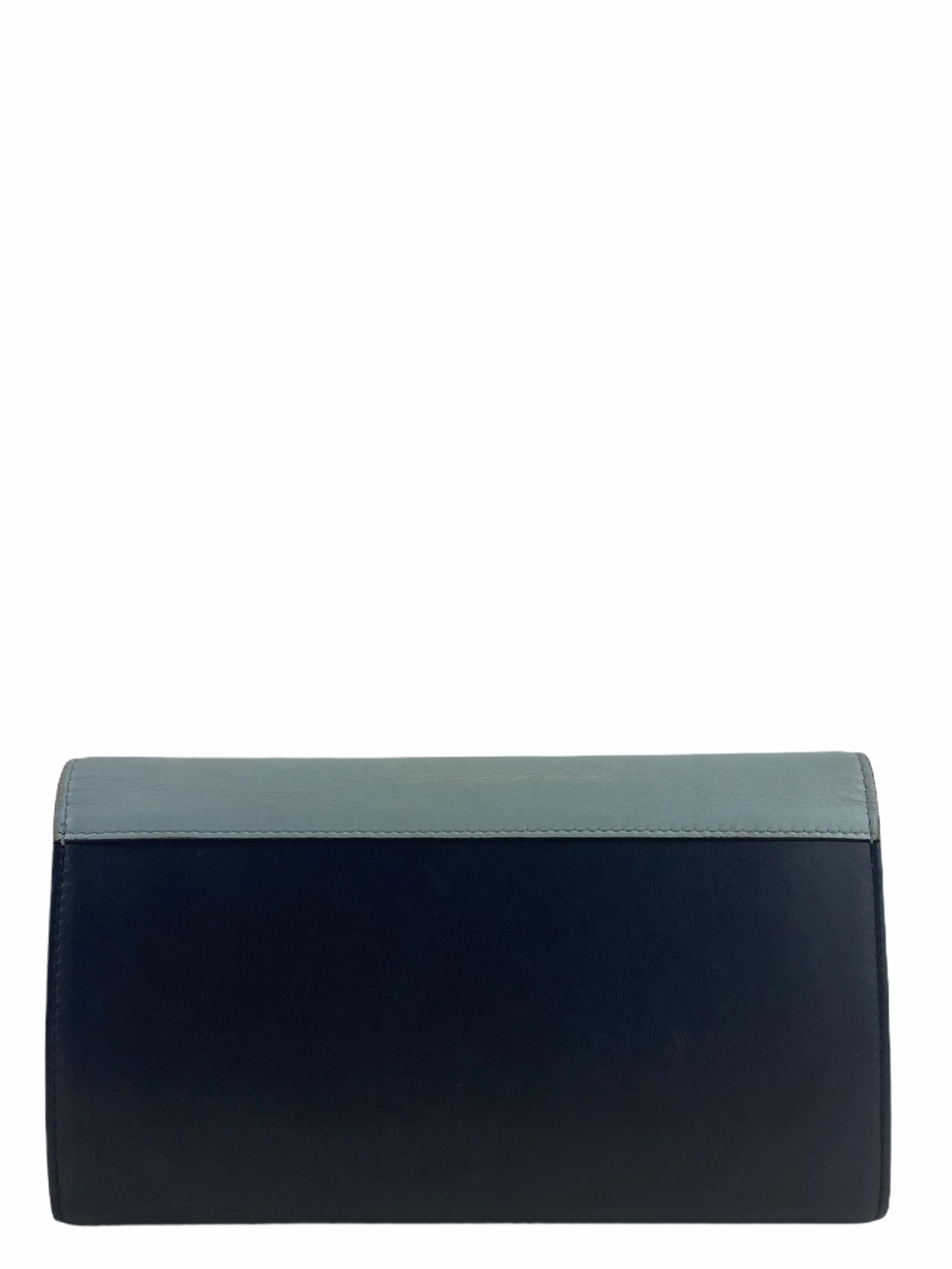 Celine Multi-tonal Blue Leather Wallet