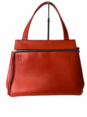 Celine Tangerine Calf Leather "Edge" Tote - As seen on instagram