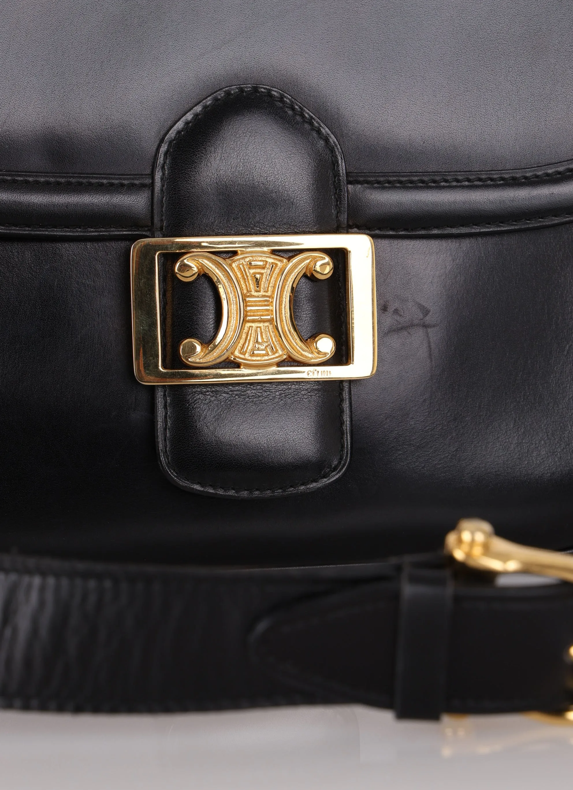 Celine Triomphe Box Shoulder Bag