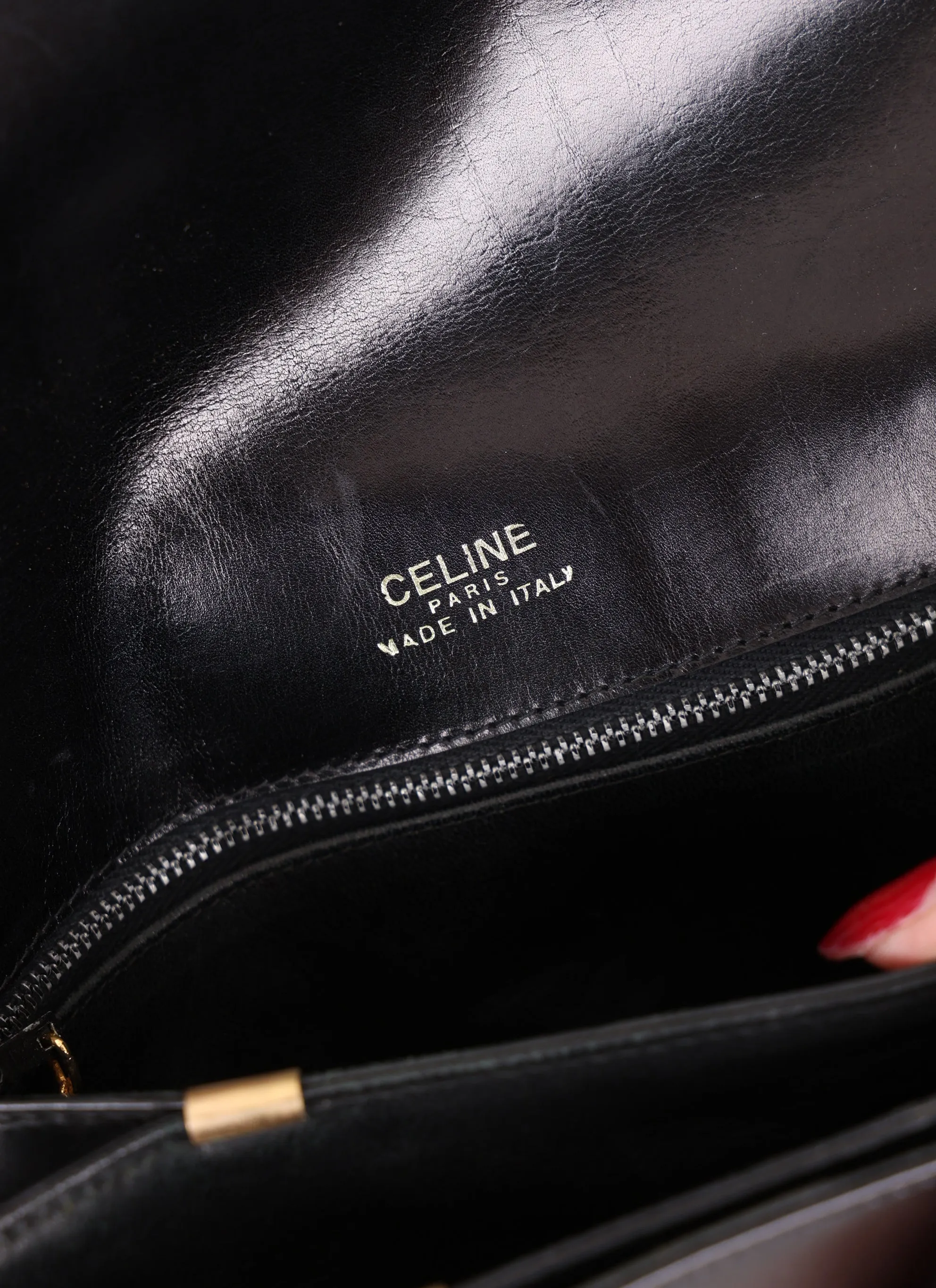 Celine Triomphe Box Shoulder Bag