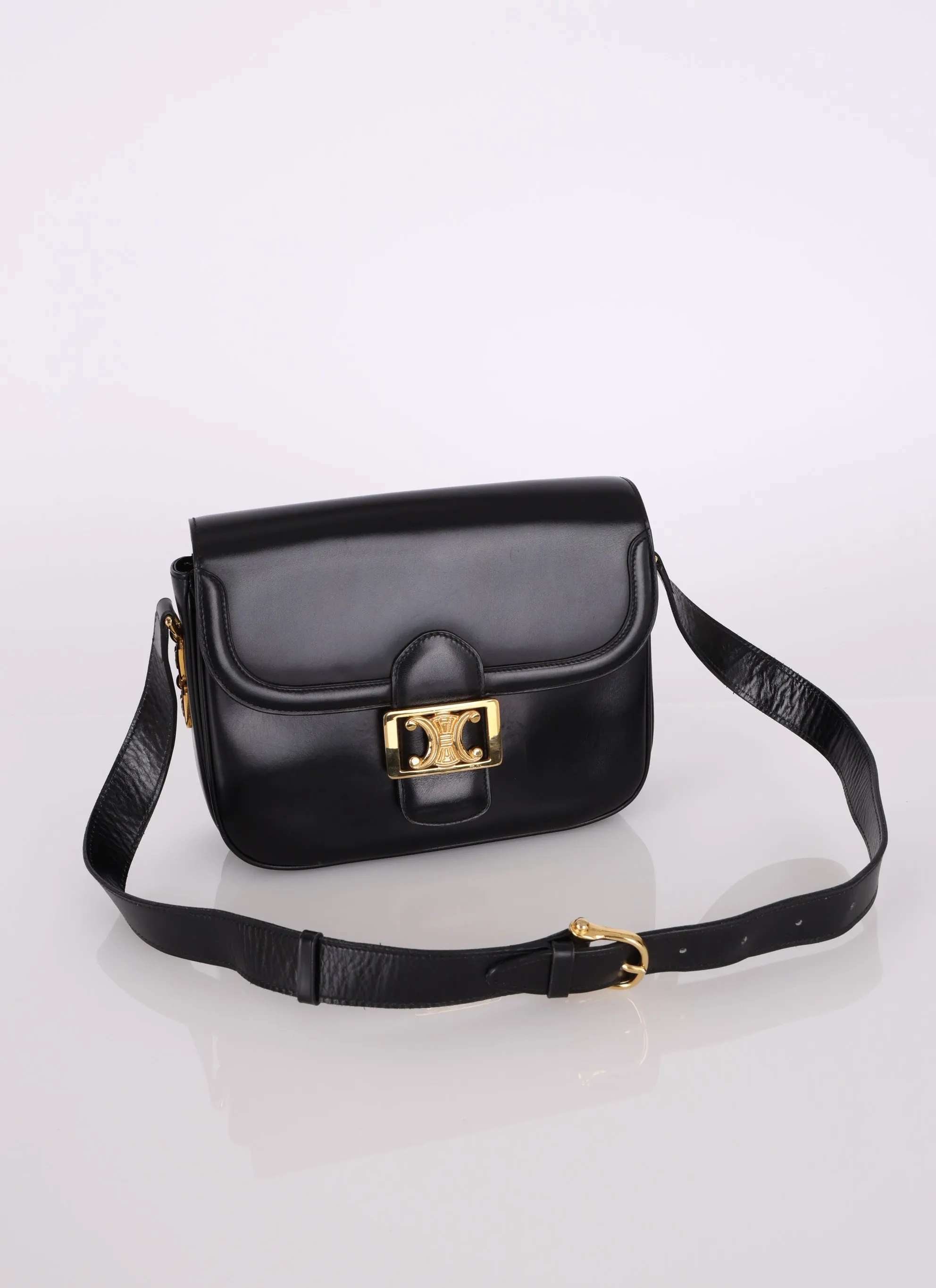 Celine Triomphe Box Shoulder Bag