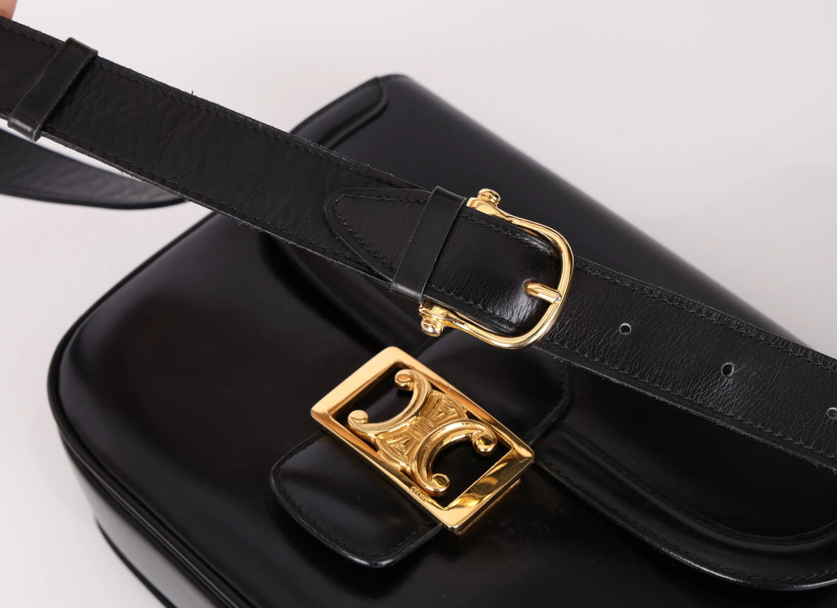 Celine Triomphe Box Shoulder Bag