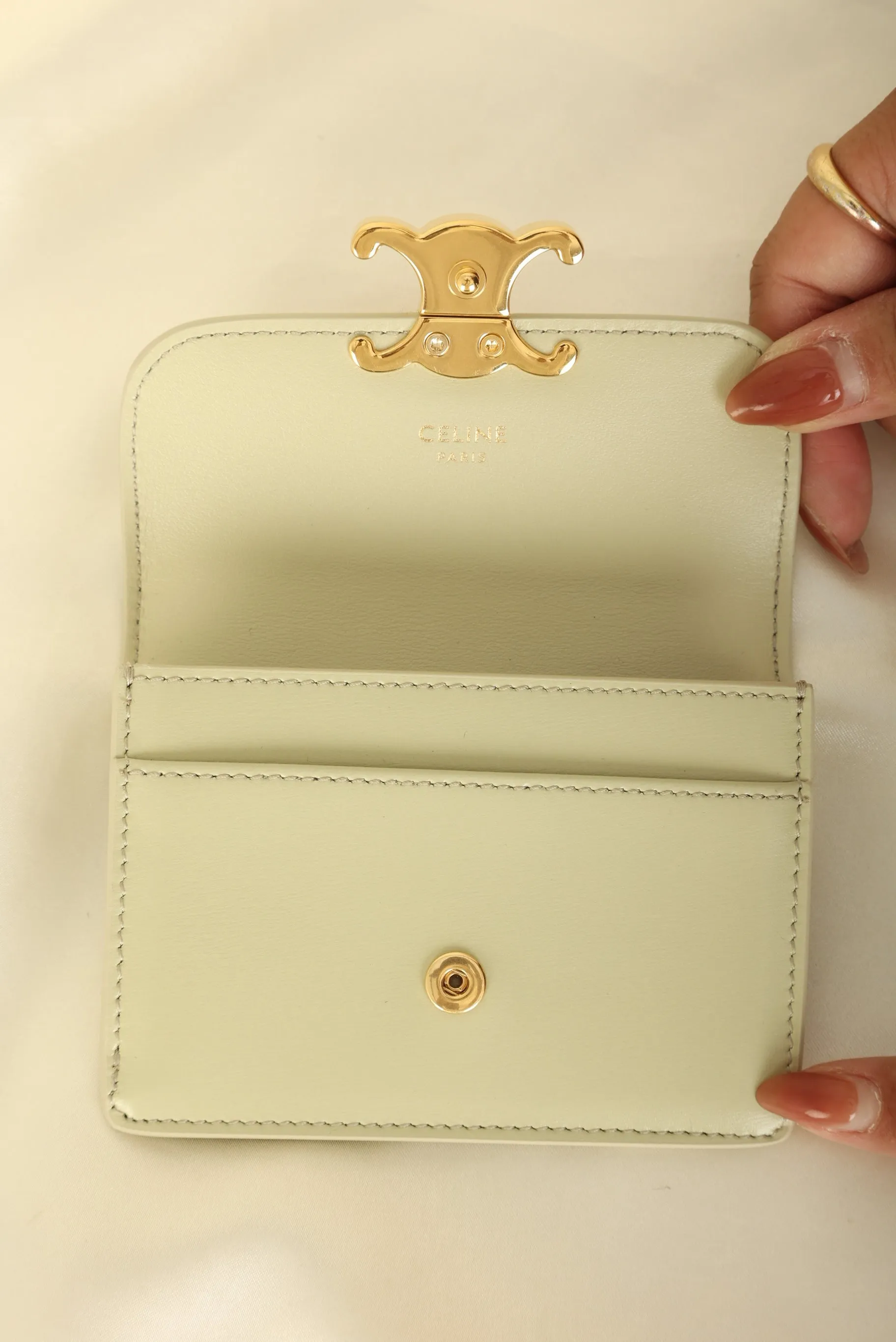 Celine Triomphe Flap Cardholder