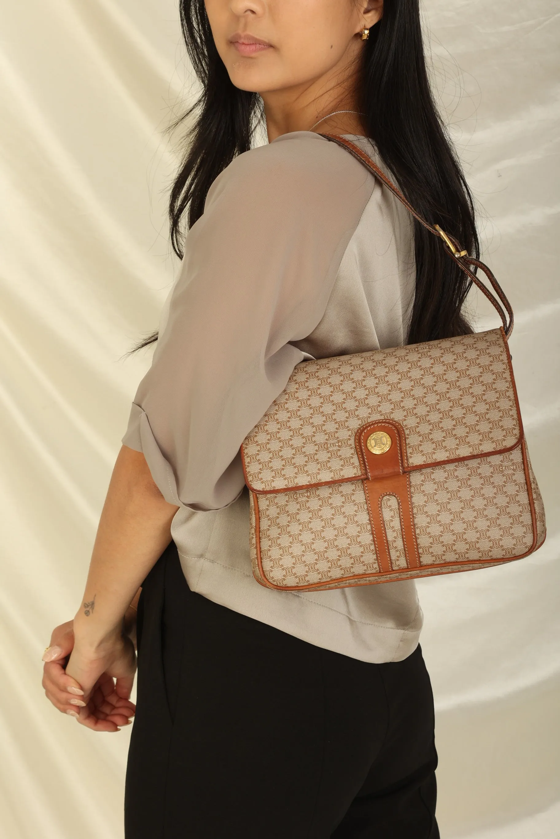 Celine Triomphe Vintage Crossbody