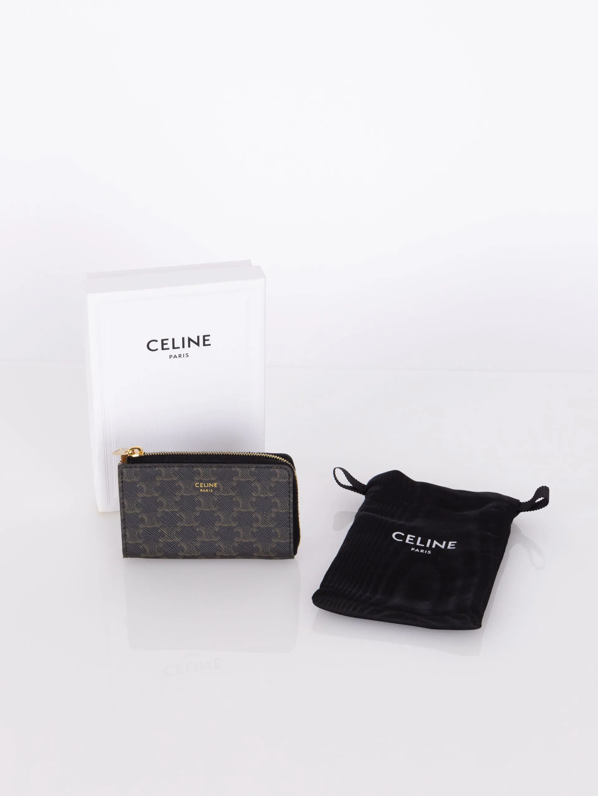 Celine Triomphe Zip Cardholder