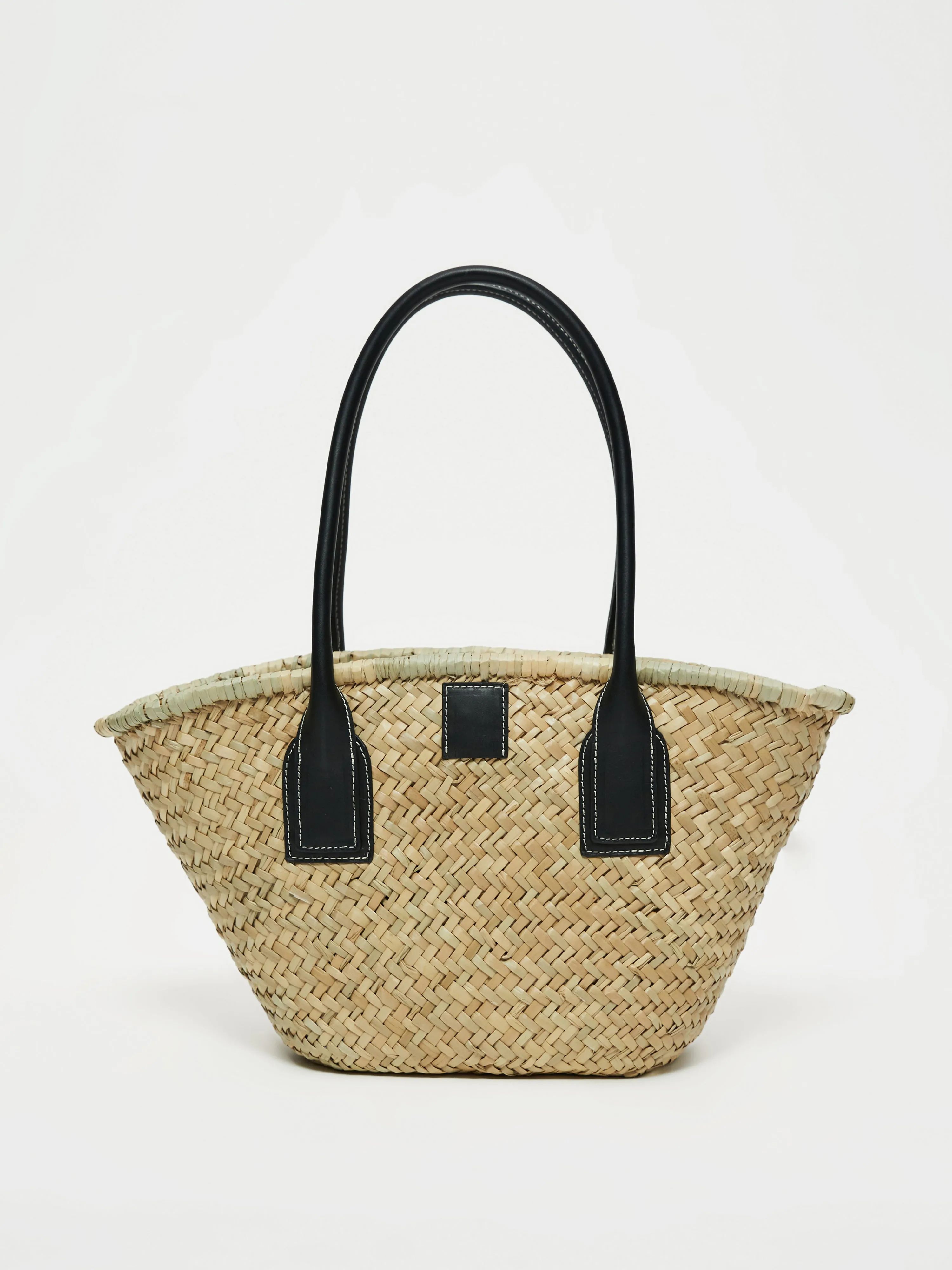 Chiltern Straw Bag | Black