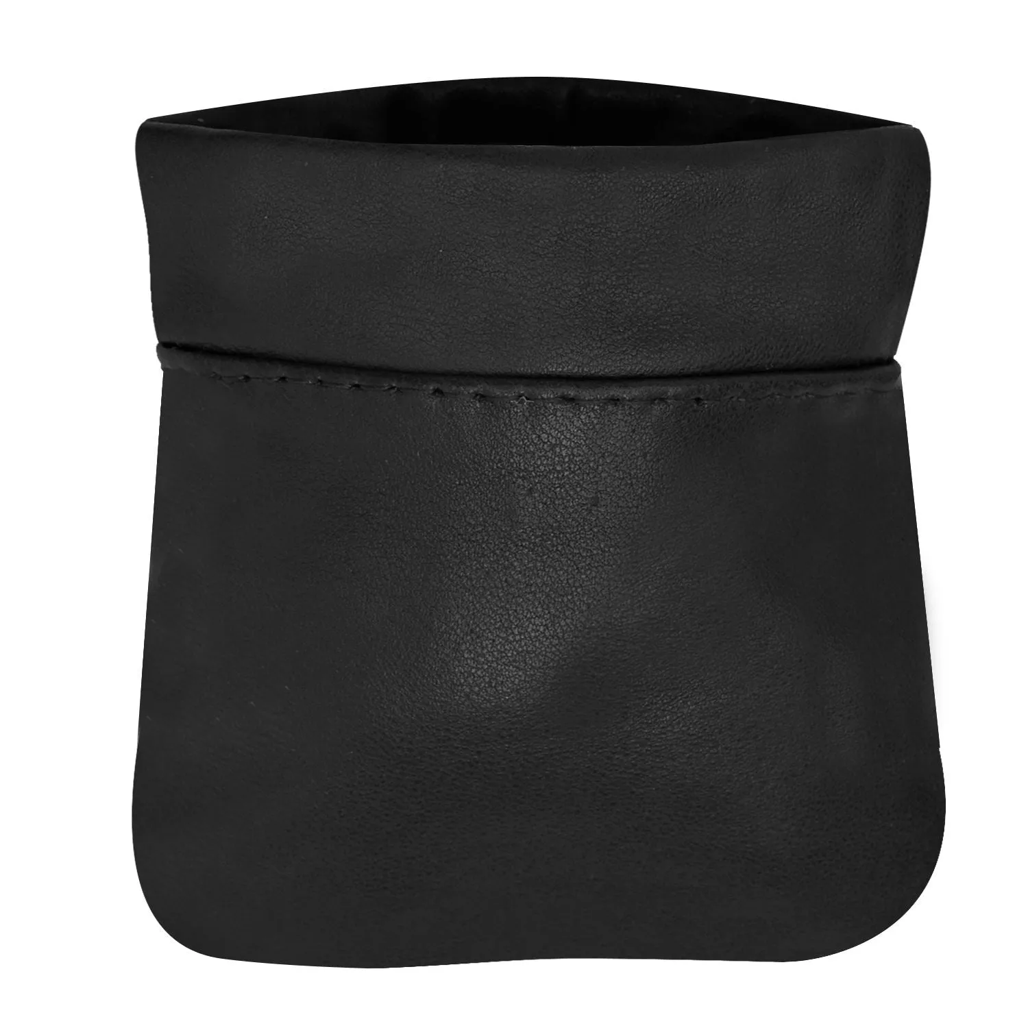 Classic Leather Squeeze Coin Pouch