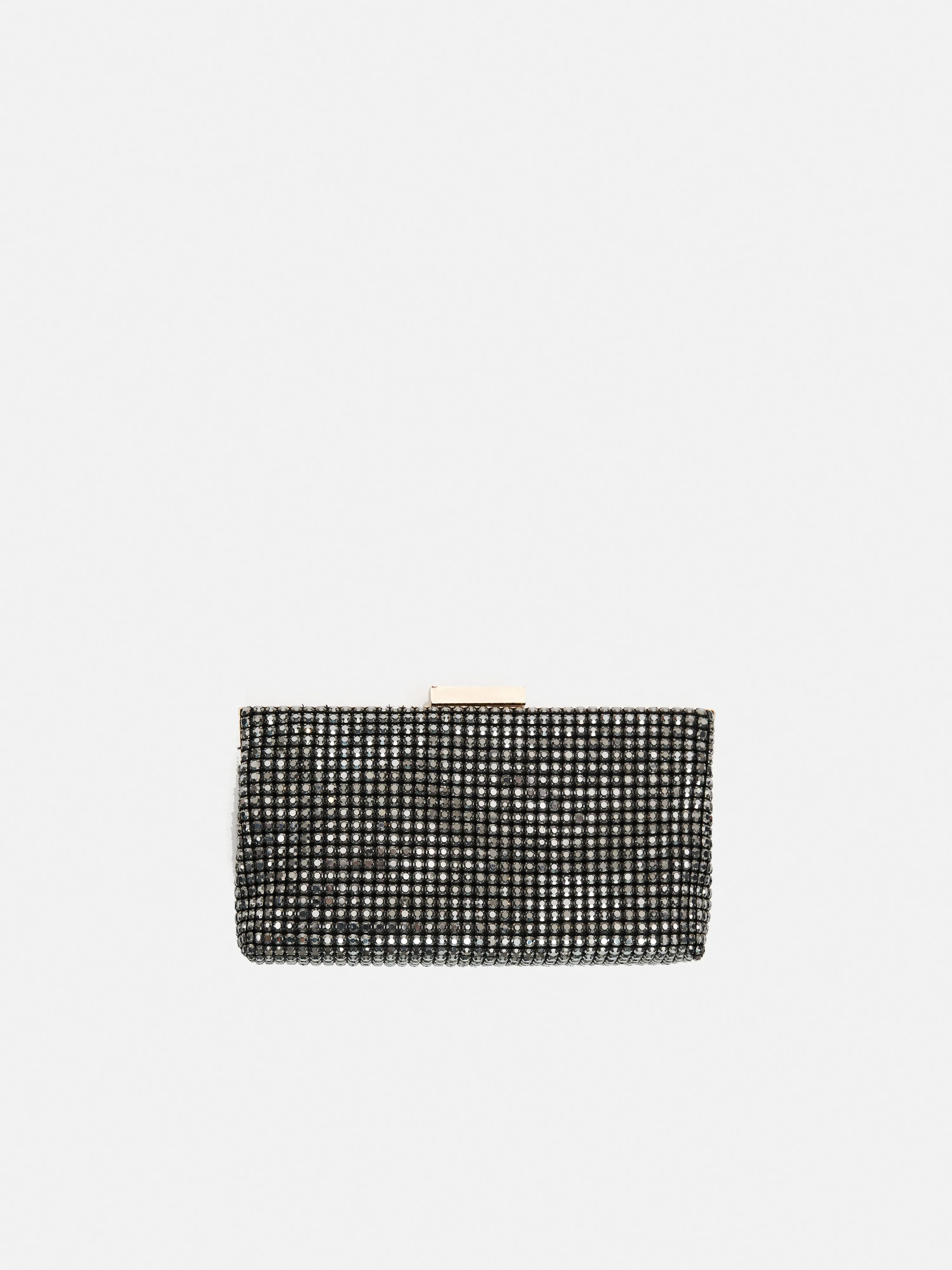 Crystal Frame Evening Bag | Black