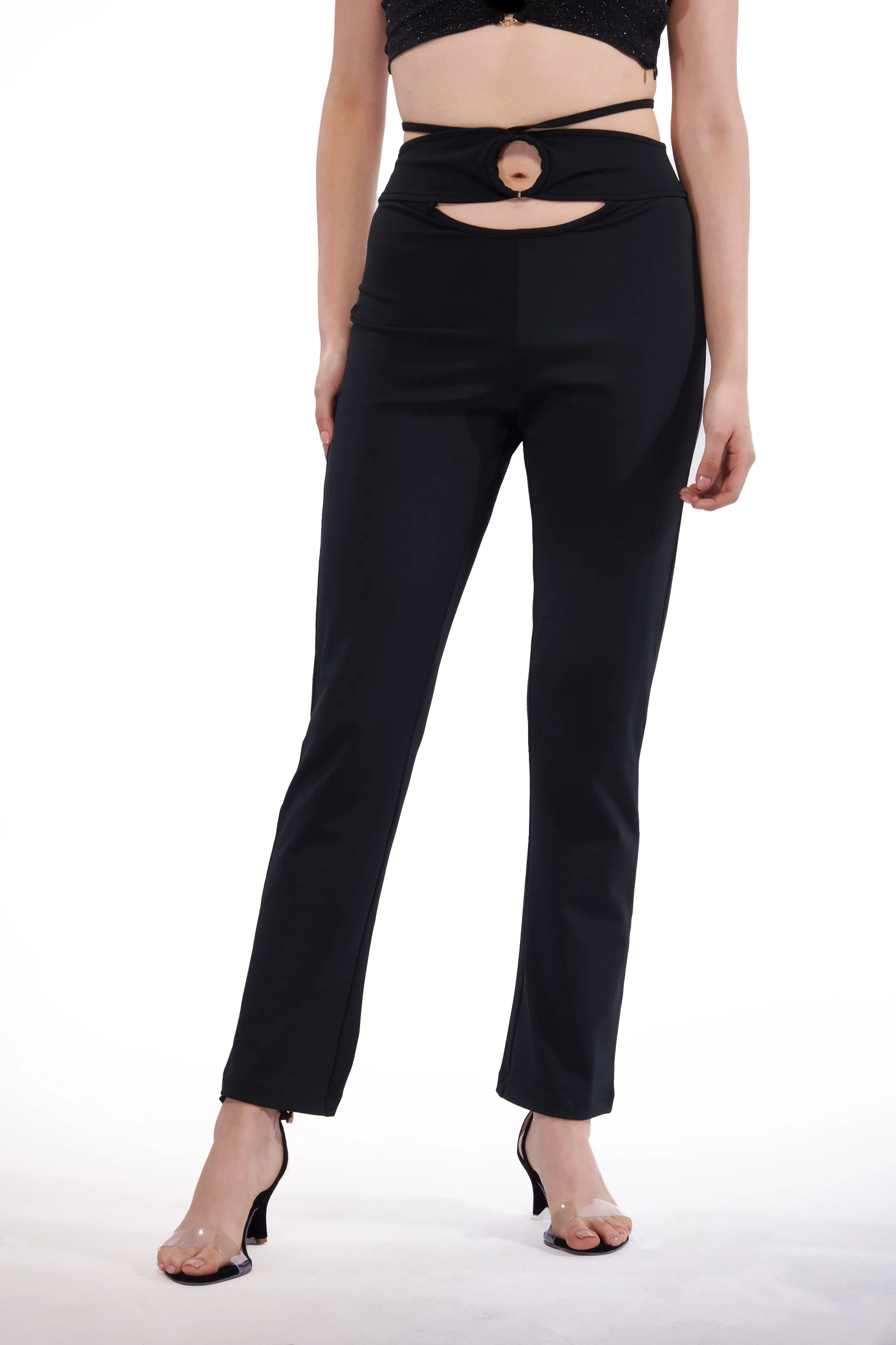 Cut-out High Waist Pant