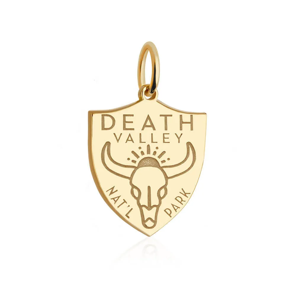 Death Valley National Park Charm, Solid Gold