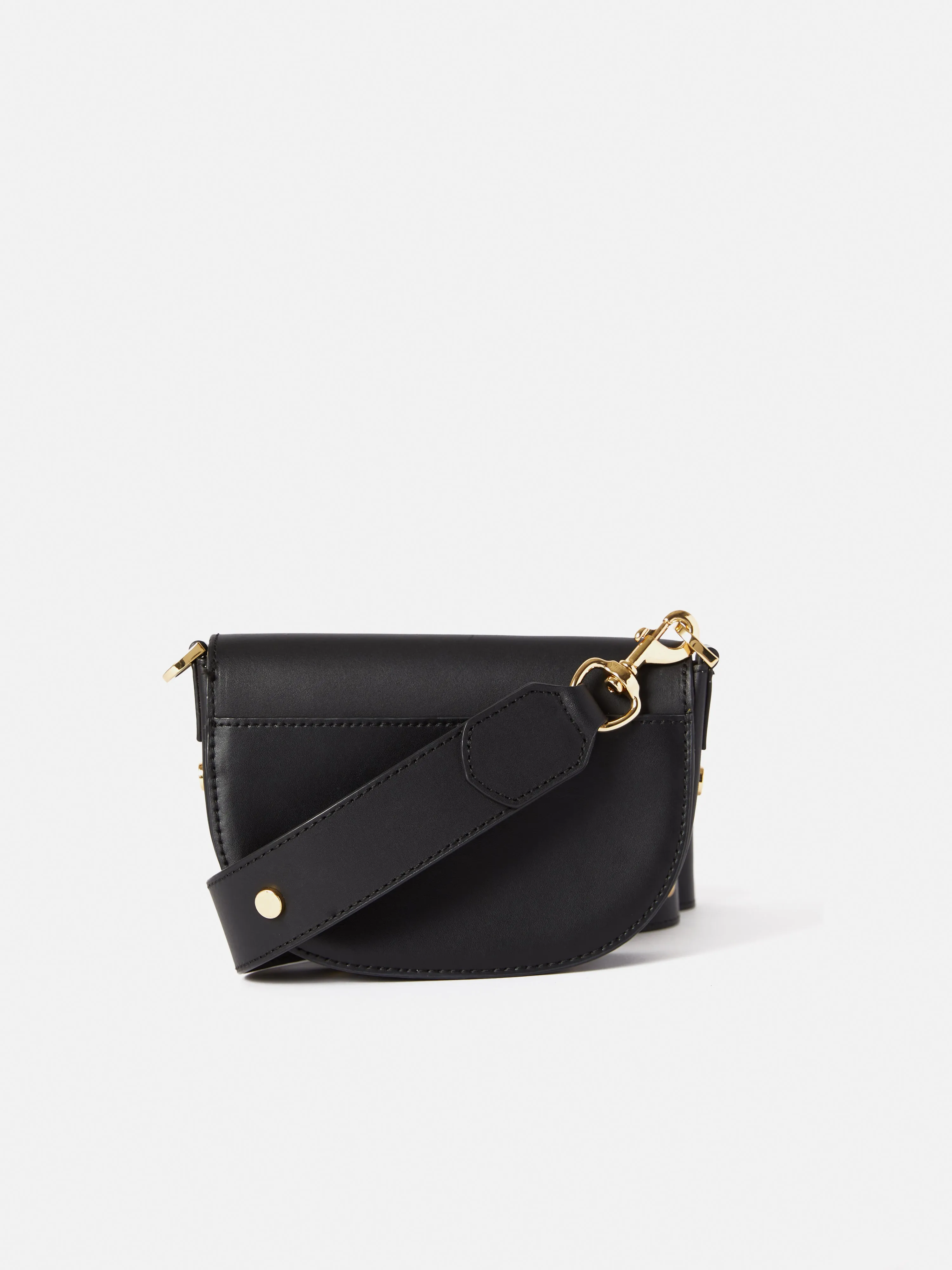 Denbigh Studded Leather Bag | Black