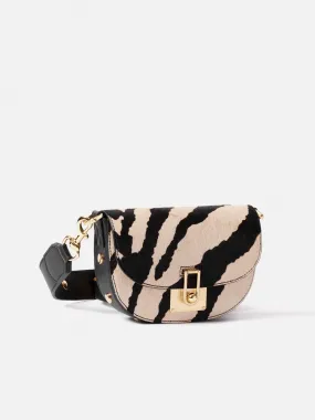 Denbigh Studded Leather Bag | Zebra